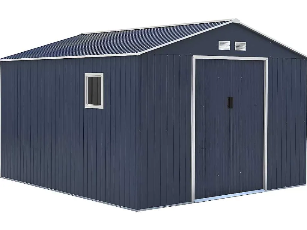 Tuinhuisje Van Grijs Gegalvaniseerd Staal Archer - 12,99 M-EXPERTLAND Discount