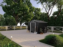 Tuinhuisje Van Grijs Gegalvaniseerd Staal Manso - 5,2M-EXPERTLAND Outlet