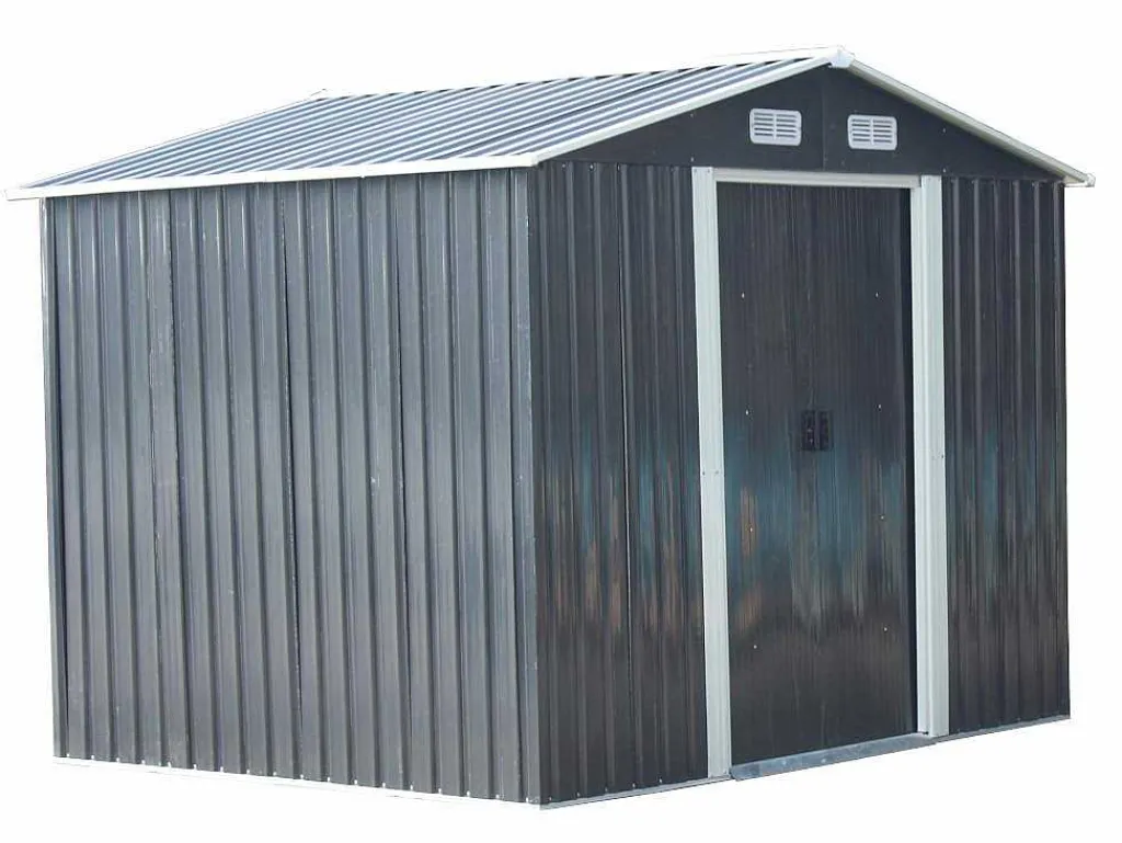 Tuinhuisje Van Grijs Gegalvaniseerd Staal Manso - 5,2M-EXPERTLAND Outlet