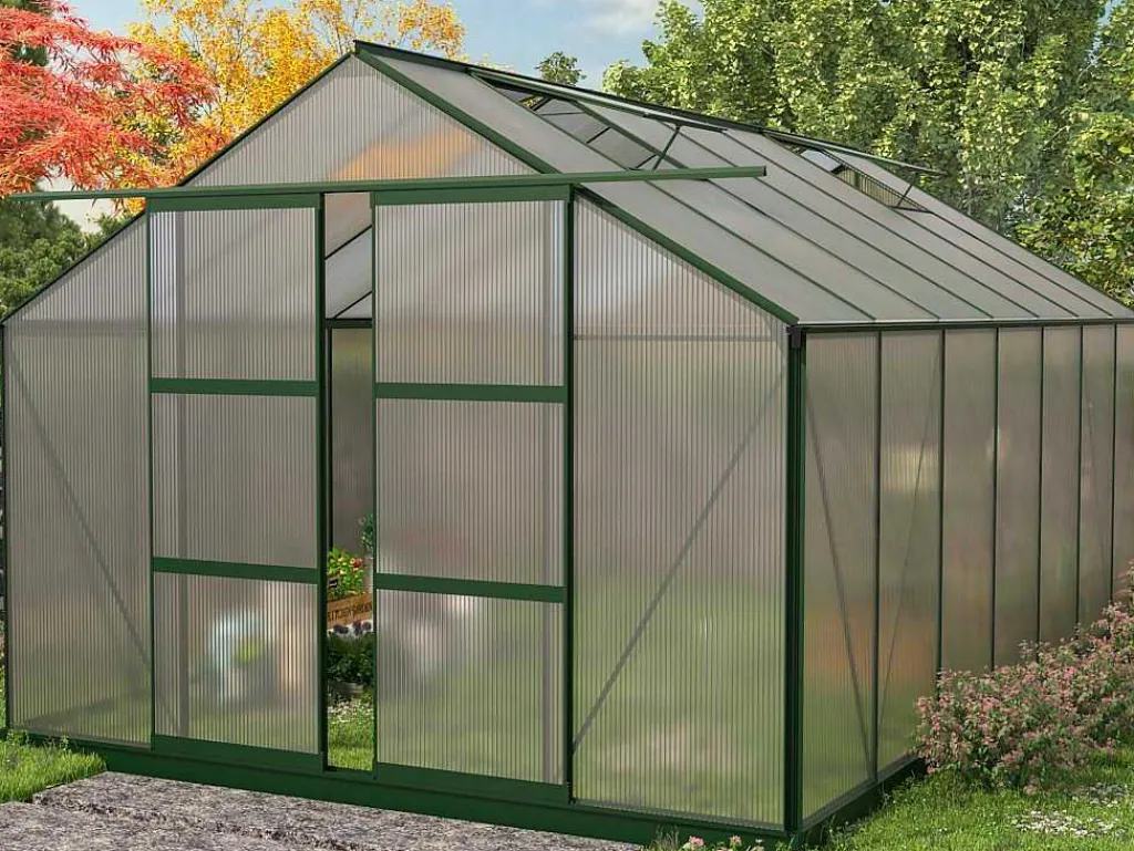 Tuinkas Van Polycarbonaat 15 M Oxalis Met Basis-EXPERTLAND Hot