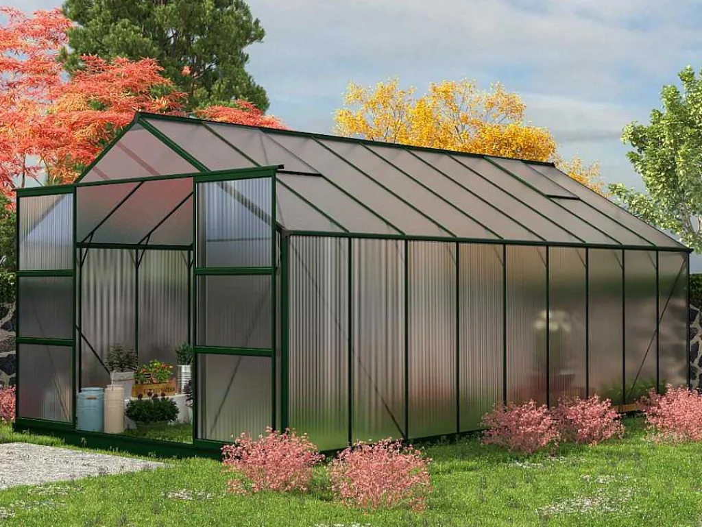 Tuinkas Van Polycarbonaat 16,8 M Ixora Met Basis-EXPERTLAND Clearance