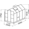 Tuinkas Van Polycarbonaat Van 7,5 M Greenea Ii-EXPERTLAND Hot