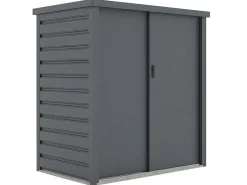 Tuinkast Van Gegalvaniseerd Staal Reivax - Grijs - 1,31 M3 - L125 X B80 X H131 Cm-Vente-unique Online
