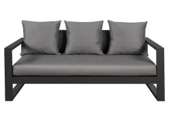 Tuinsalon Molokai In Aluminiun: Driezitsbank, 2 Fauteuils, Salontafel-MYLIA Outlet