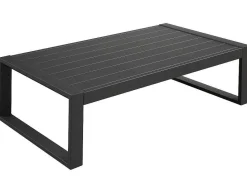 Tuinsalon Molokai In Aluminiun: Driezitsbank, 2 Fauteuils, Salontafel-MYLIA Outlet