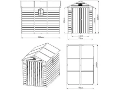 Tuinschuur Van Hars Cesio - Grijs - 5,32M-EXPERTLAND Best