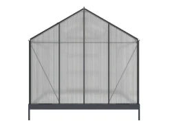 Tuinserre Van Polycarbonaat Anissa Met Basis - 5,9 M - Antraciet-EXPERTLAND Online