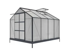 Tuinserre Van Polycarbonaat 7.5 M Greenea Ii - Antraciet-EXPERTLAND Discount
