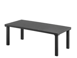 Tuinset Van Aluminium: Een Tweezitsbank, Twee Fauteuils En Een Salontafel Van Vairao Van-MYLIA New