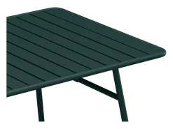 Tuintafel L160 Cm In Metaal - Dennengroen - Mirmande Van-MYLIA New