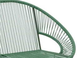 Tuinzithoek Van Gevlochten Harsdraden: Twee Fauteuils, Een Bank En Een Tafel - Kaki - Alios Iii Van-MYLIA Clearance