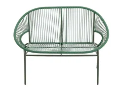 Tuinzithoek Van Gevlochten Harsdraden: Twee Fauteuils, Een Bank En Een Tafel - Kaki - Alios Iii Van-MYLIA Clearance