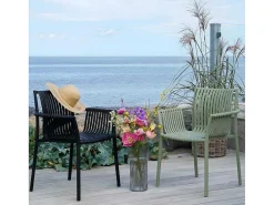 Tulsa Tuinstoel Stapelbaar Groen.-House Nordic Outlet