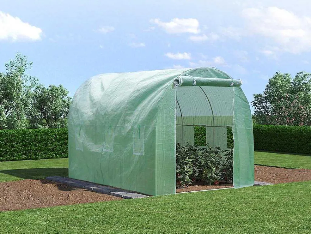 Tunnelkas Met Staalstructuur Ipomea 6M - L300Xb200Xh200 Cm-EXPERTLAND Outlet