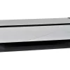 Tv-Meubel 1 Lade En 1 Vak - Met Led-Verlichting - Antraciet En Wit Gelakt - Ludmila-Vente-unique Outlet