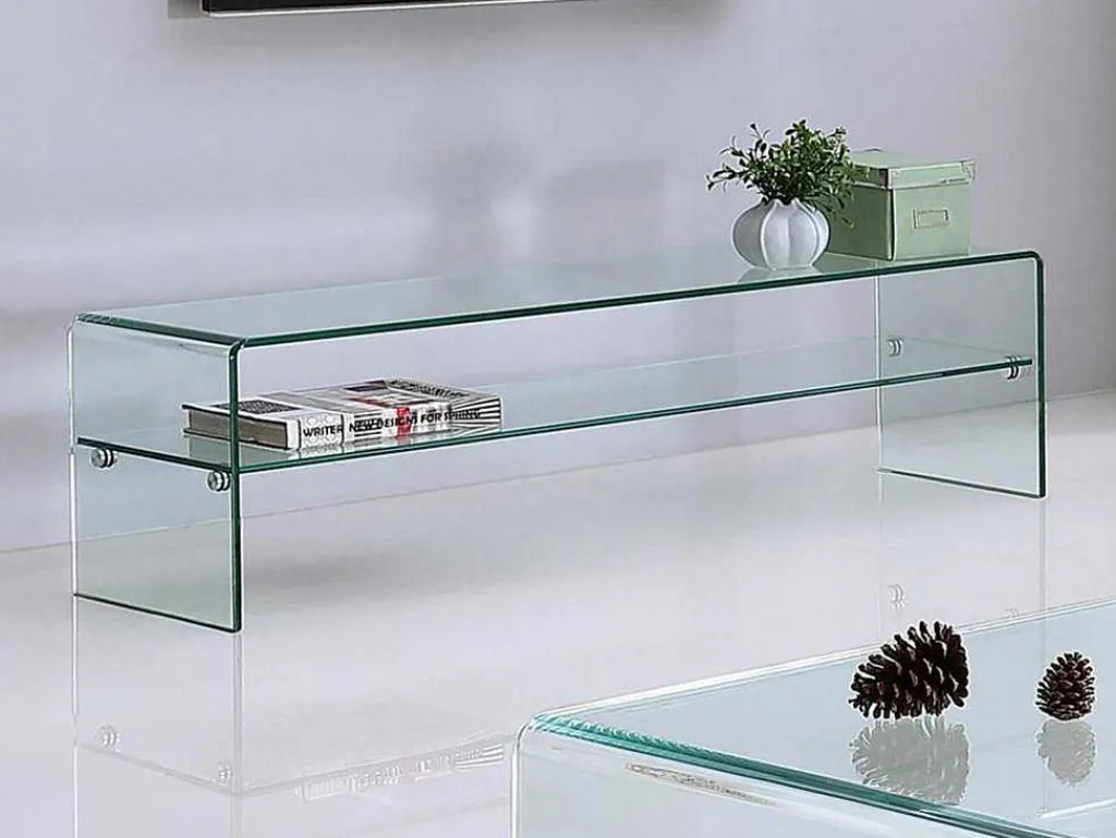 Tv-Meubel Stileos - 1 Nis - Gehard Glas-Vente-unique Best