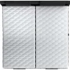 Tweepersoons Boxspring Met Elektrische Bedbodem + Matras En Dekmatras Castel Van - 2X90X200Cm - Antraciet-Palacio Clearance
