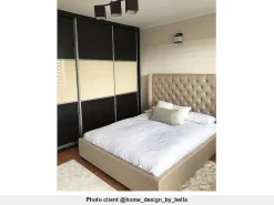 Tweepersoonsbed Massimo Gestoffeerd Met Capitons - 160 X 200 Cm - Beige - Stof-Vente-unique Discount