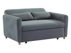 Tweezits Bedbank Van Stof Ayla - Grijs-Vente-unique Clearance