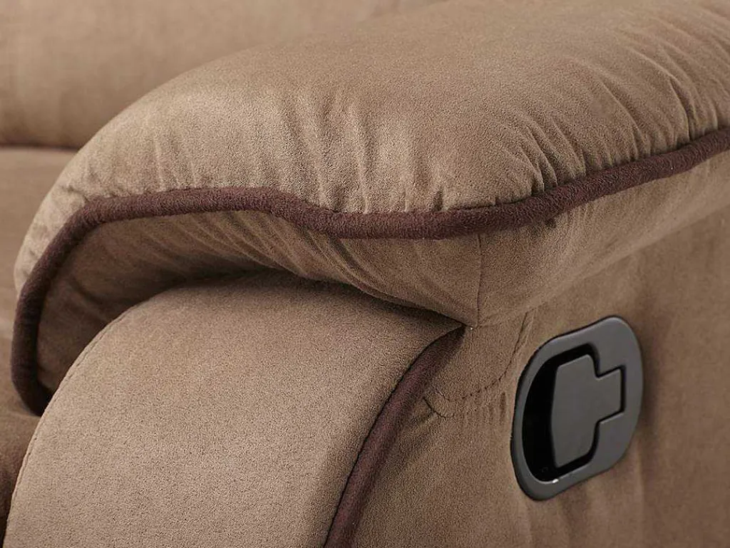 Tweezits Relaxbank Microvezel Hernani - Taupe-Vente-unique Hot