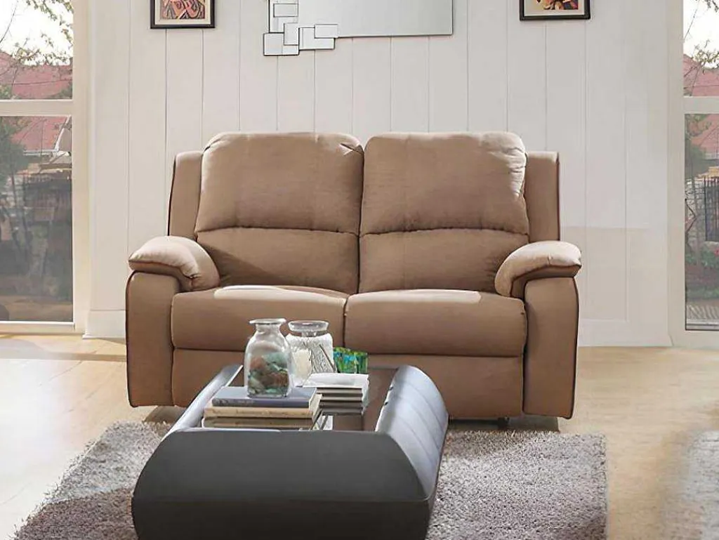 Tweezits Relaxbank Microvezel Hernani - Taupe-Vente-unique Hot