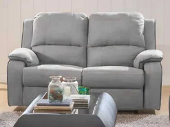 Tweezits Relaxbank Microvezel Hernani - Grijs-Vente-unique Discount