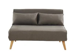 Tweezits Slaapbank Posio Van Stof - Taupe-Vente-unique Online