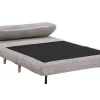Tweezits Slaapbank Van Fluweel Ribstof Palula - Lichtgrijs-Vente-unique Sale