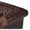 Tweezitsbank Chesterfield Clotaire Van 100% Leer Met Lived-In Aspect-Vente-unique