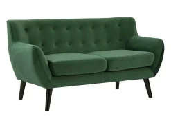 Tweezitsbank In Sparrengroen Fluweel Serti-Vente-unique Clearance