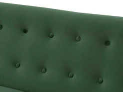 Tweezitsbank In Sparrengroen Fluweel Serti-Vente-unique Clearance