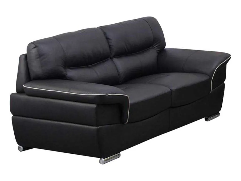 Tweezitsbank Van Leer Thibault - Zwart-LINEA SOFA Sale