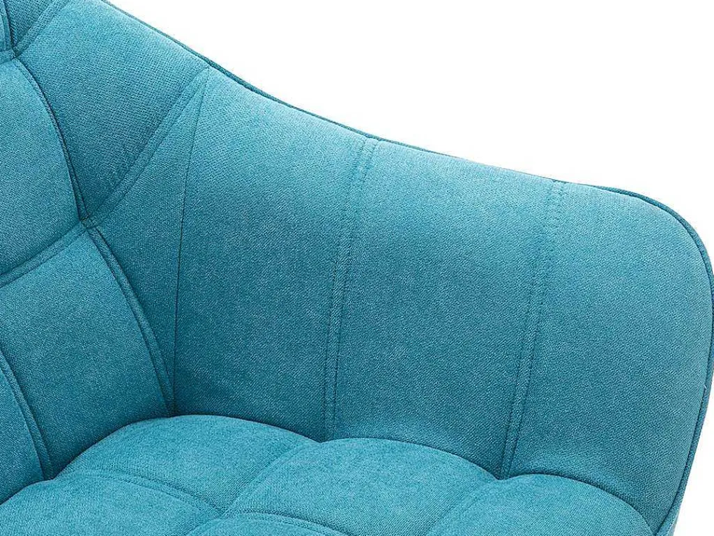 Tweezitsbank Van Stof Caserta - Blauw-Vente-unique
