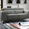 Tweezitsbank Wanaka Van Kunstleer - Grijs-Vente-unique Hot