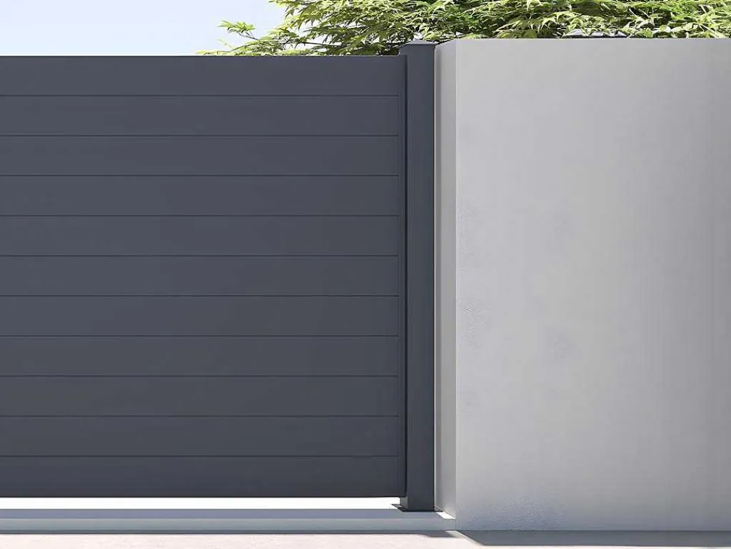 Uitbreiding Voor Het Hek H182 X L178,3 Cm In Donkergrijs Aluminium - Otavio-EXPERTLAND Sale