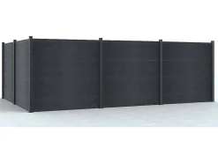 Uitbreiding Voor Omheining In Composietplaten Enola H.180 Cm - Antraciet-EXPERTLAND Online