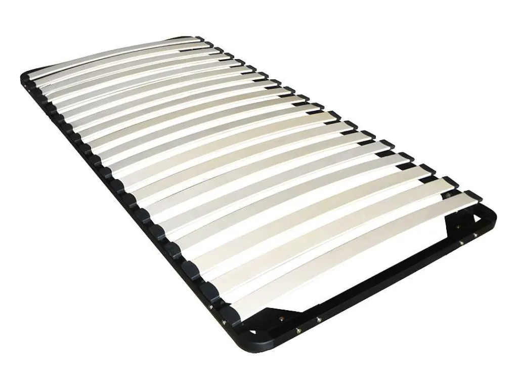 Uitschuifbaar Bed 2 X 90 X 200 Cm - Met Bureau - Kleur: Naturel En Antraciet + Bedbodem - Vouani-Vente-unique Hot