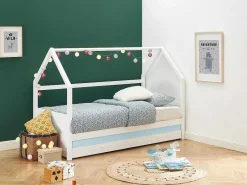 Uitschuifbed 2 X 90 X 190 Cm - Grenen - Wit - Hurra-Vente-unique