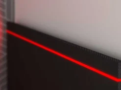 Uitschuifbed 2 X 90 X 200 Cm - Met Bureau - Ledverlichting - Antraciet En Rood - Vouani-Vente-unique Best