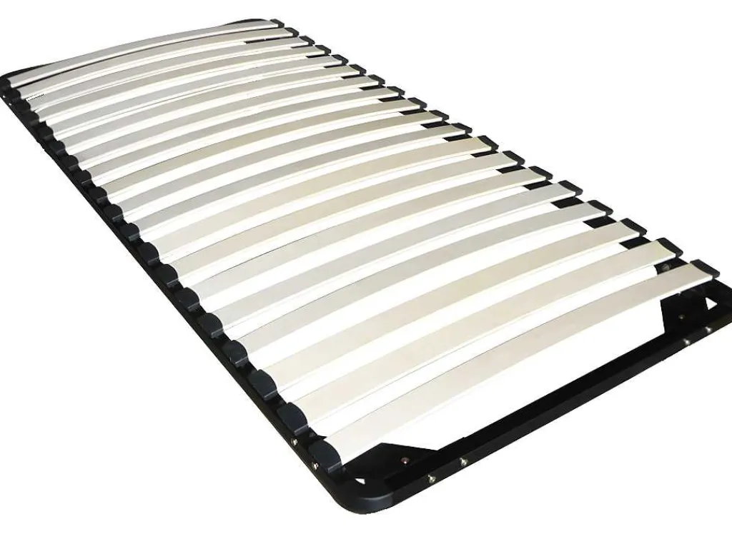 Uitschuifbed Met Slaaplade - Wit En Grijs + Bedbodem + Matras - Losiana-Vente-unique New