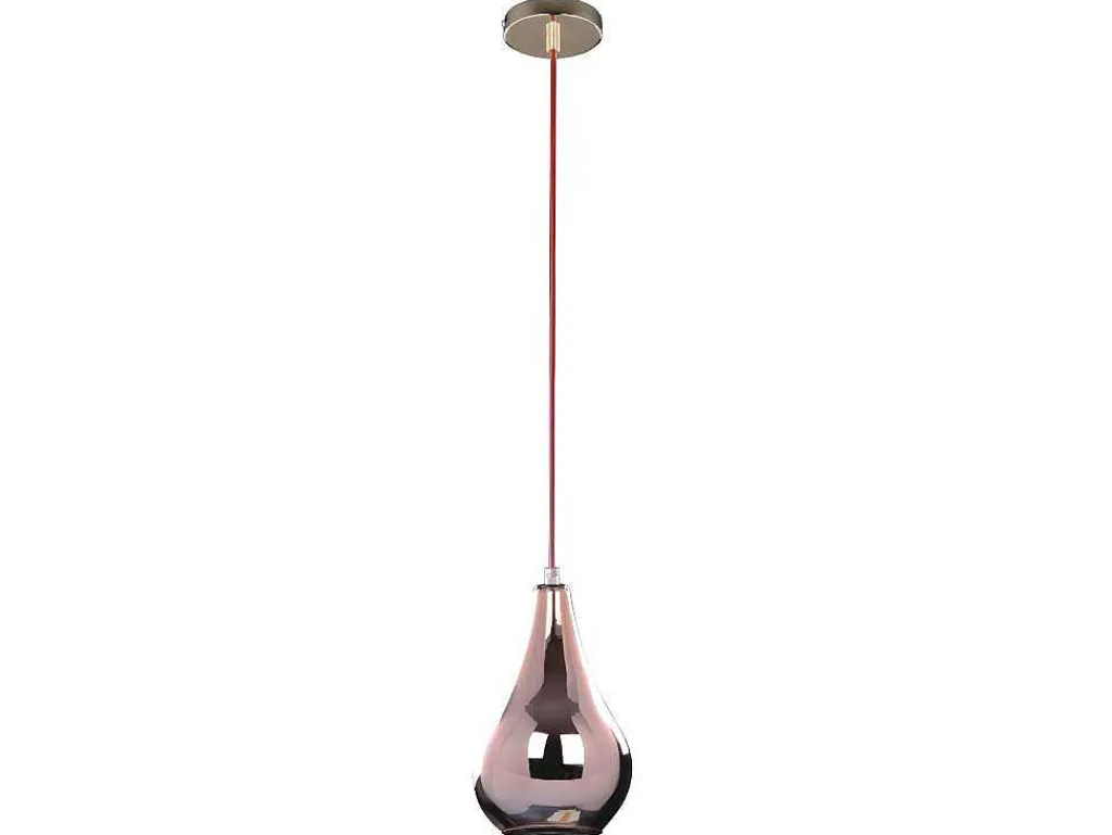 Universe Hanglamp, Koper, Goud, Rood, 16X16X130 Cm,-EPIKASA Clearance