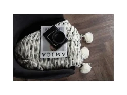 Unny Plaid 170X130Cm Grijs, Wit.-Venture Home New