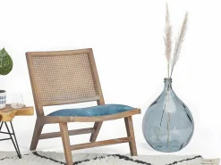 Vaas Dame-Jeanne Van Gerecycleerd Glas Silice 34L - Transparant Blauw-OZAIA Online