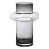Vaas Van Getint Glas - D20,5 X H30 Cm - Glas - Gerookt Grijs - Valoit-OZAIA Sale