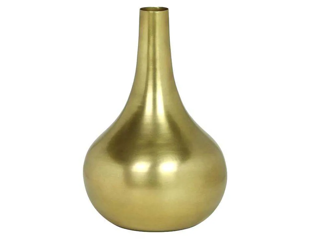 Vaas Van Goudkleurig Metaal - H30 Cm - Afwerking Van Antiek Messing - Gizeh-OZAIA Hot