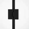 Vast Douchescherm Met Matzwarte Taatsdeur In Industriele Stijl - 80 X 100 X 190 Cm - Princeton-Shower & Design New