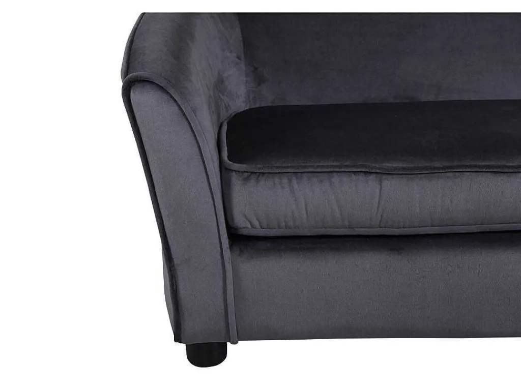 Velvet Bank Voor Kinderen Grijs.-Vente-unique Clearance