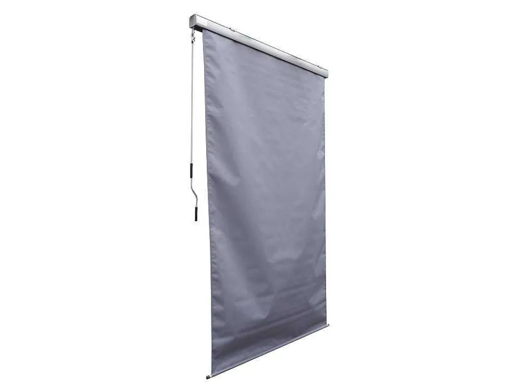 Verduisterend Rolgordijn Met Bak Van Aluminium En Textiel L1,6 X H2,5 M - Passoe-Vente-unique Outlet