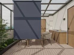 Verduisterend Rolgordijn Met Bak Van Aluminium En Textiel L1,6 X H2,5 M - Passoe-Vente-unique Outlet
