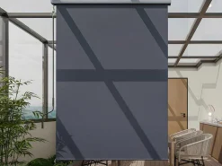 Verduisterend Rolgordijn Met Bak Van Aluminium En Textiel L1,6 X H2,5 M - Passoe-Vente-unique Outlet